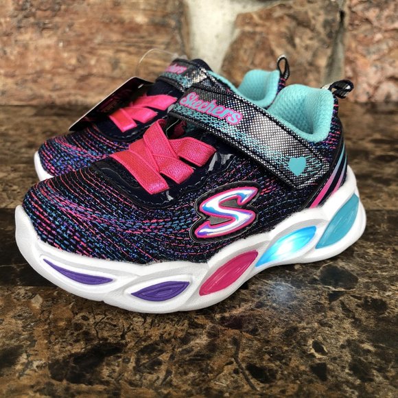 Skechers S Lights Shimmer Beams Sparkle light up - Picture 10 of 17